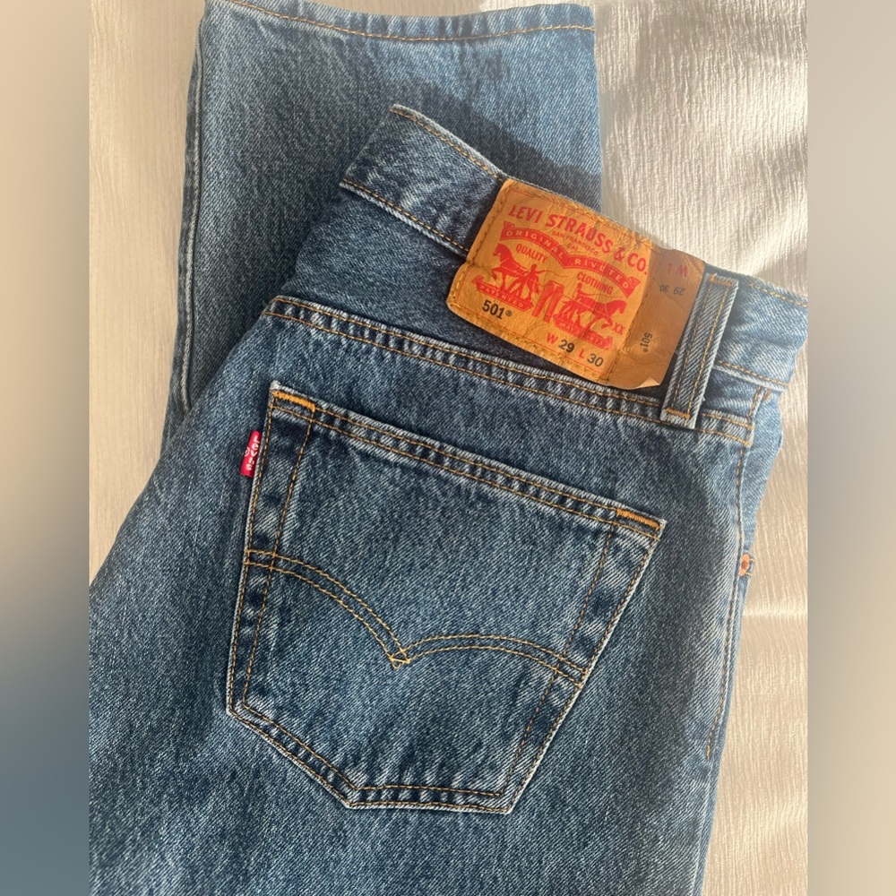 Levi's Men's 501 Button Fly Jeans NWOT - Picture 9 of 9